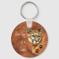 Cougar Puma Mountain Lion "One day at a Time"