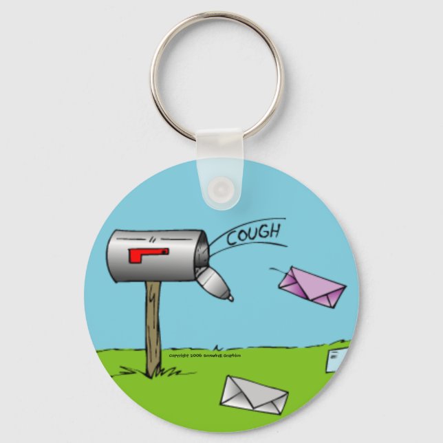 Porte-clés Coughing Mailbox Keychain (Recto)