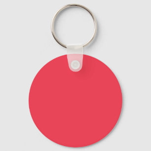 Porte-clés Couleur Amaranth Red F4364C - Ajouter Votre Nom Op