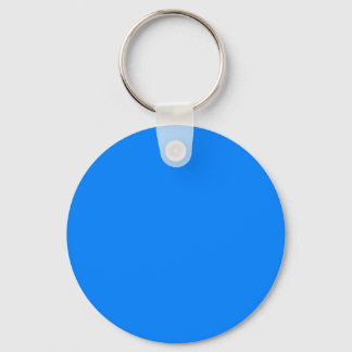 Porte-clés Couleur Azure Blue 0080FF - Option pour ajouter un