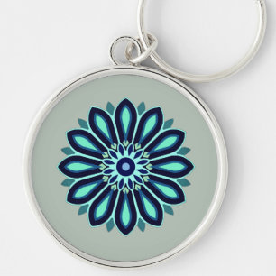 PORTE-CLÉS COULEUR DE FLEUR CADEAU POUR MAMAN PAPA SOEUR FILS