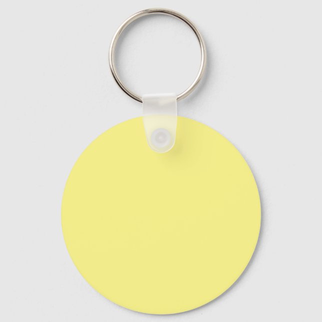 Porte-clés Couleur FFF888 jaune clair avec option Ajouter un  (Recto)