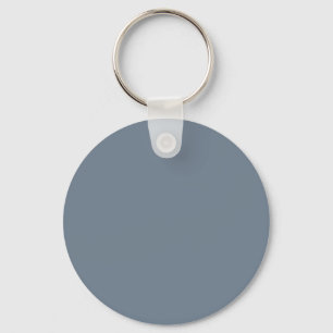 Porte-clés Couleur gris ardoise 708090 - Option pour ajouter