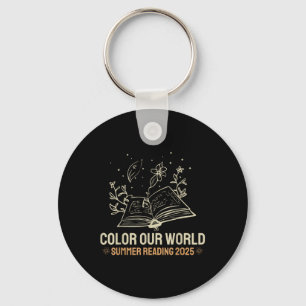 Porte-clés Couleur mignonne Notre Monde Lecture Été 2025 Livr