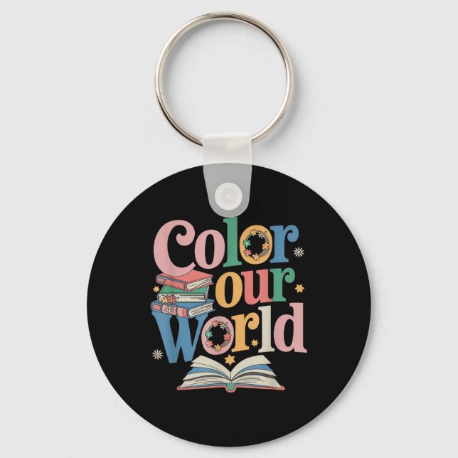 Porte-clés Couleur Notre Monde Lecture Été 2025 Créativité Wi (Recto)