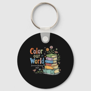 Porte-clés Couleur Notre Monde Lecture Été 2025 Programme Bib