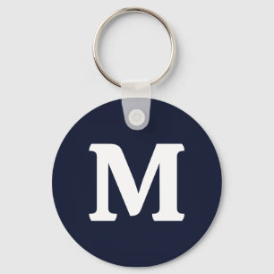 Porte-clés Couleur solide bleu marine de minuit