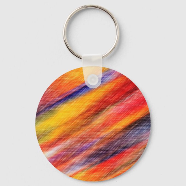 Porte-clés Couleurs Abstraites coucher de soleil Art Porte -  (Recto)