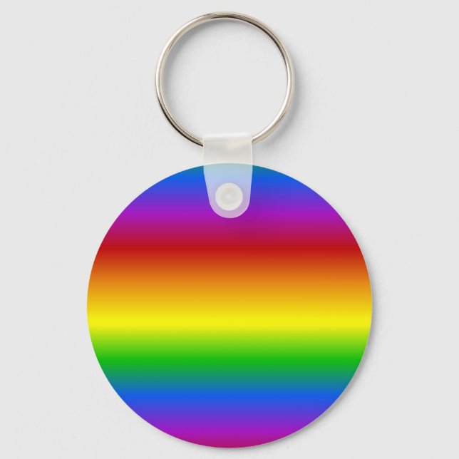 Porte-clés Couleurs arc-en-ciel porte - clé personnalisé (Recto)