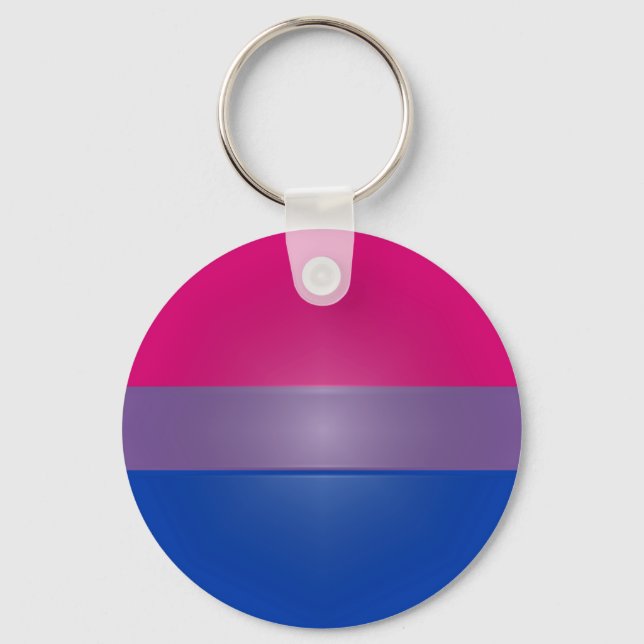 Porte-clés Couleurs Bi Pride (Recto)