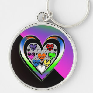 Porte-clés Couleurs d'amour