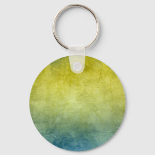 Porte-clés Couleurs de Grunge - Jaune & Bleu