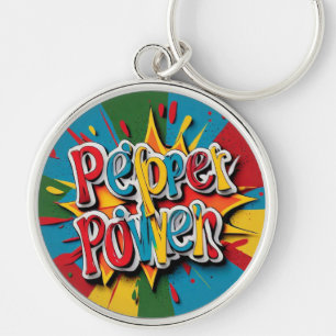 Porte-clés "Couleurs de poivre fraîches"