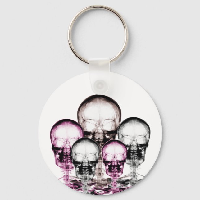 Porte-clés Couleurs mixtes Skeletons de vision à rayons X (Recto)