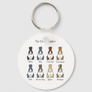 Porte-clés Couleurs néerlandaises de lapin