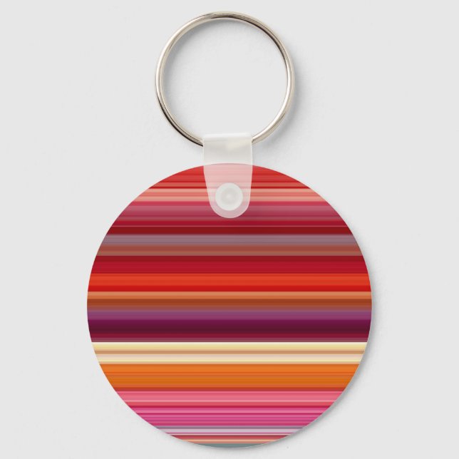 Porte-clés Couleurs rayées vintages (Recto)