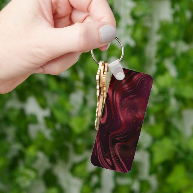 Porte-clés couleurs vibratoires art (main)