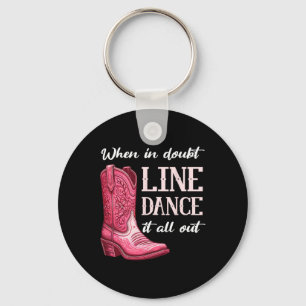 Porte-clés Country Line Dancing Women Girl