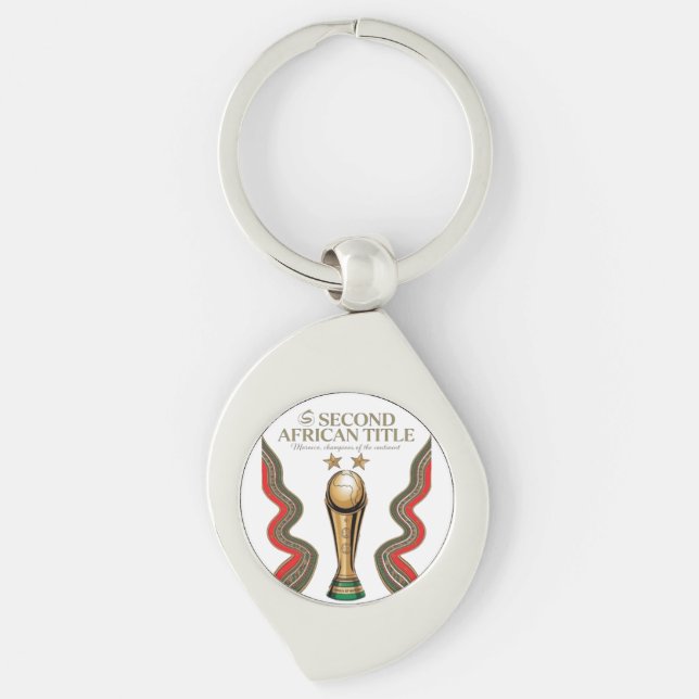 Porte-clés Coupe d'Afrique au Maroc (Devant)