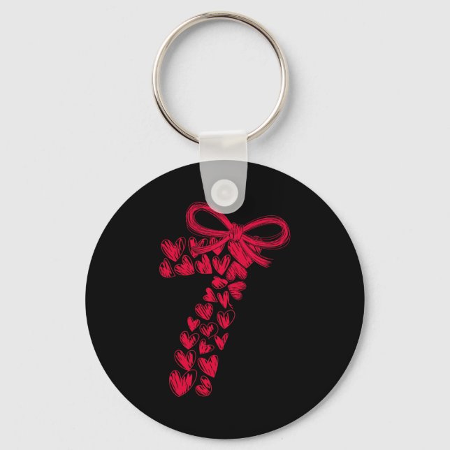 Porte-clés Couple 7 67 - Cute Six Seven Hearts Matching 67 Va (Recto)