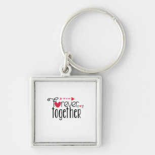 Porte-clés Couple Cadeau Forever Ensemble