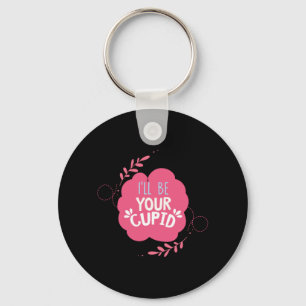 Porte-clés Couple Cadeau Je Serai Votre Cupide