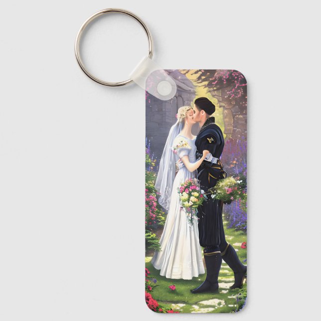 Porte-clés Couple dans le parc-56476-56469 (Recto)