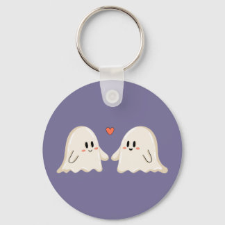 Porte-clés Couple de fantômes amoureux