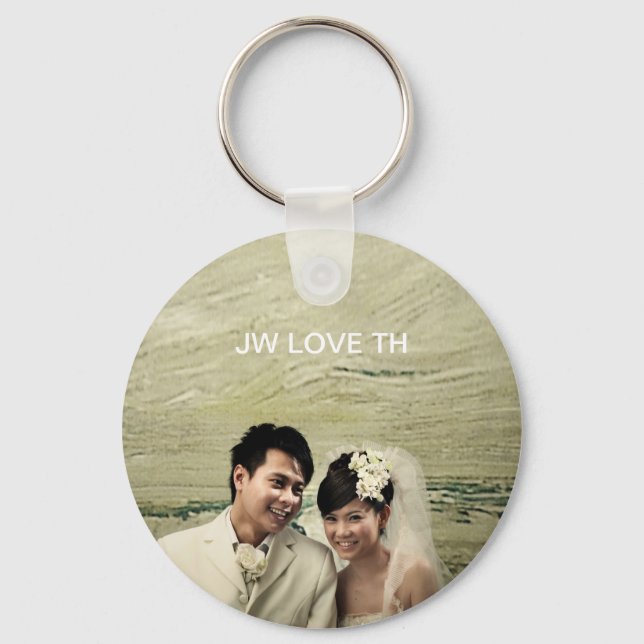 Porte-clés couple mariage (Recto)