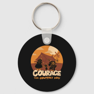Porte-clés Courage Le Chien Lâche Halloween Cowardly Haunly