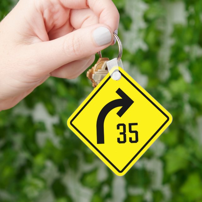 Porte-clés Courbe consultative 35/H (main)