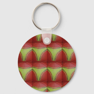 Porte-clés Courbes jaunes dorées.JPG