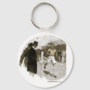 PORTE-CLÉS COUREUR VINTAGE