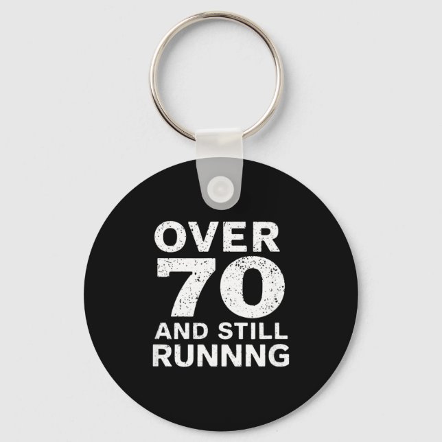 Porte-clés Coureurs plus âgés pour 70e anniversaire Plus de l (Recto)