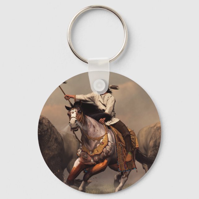 Porte-clés Courir Avec Buffalo (Recto)