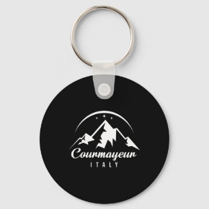 Porte-clés Courmayeur Italie Station de ski Ski Snowboard So