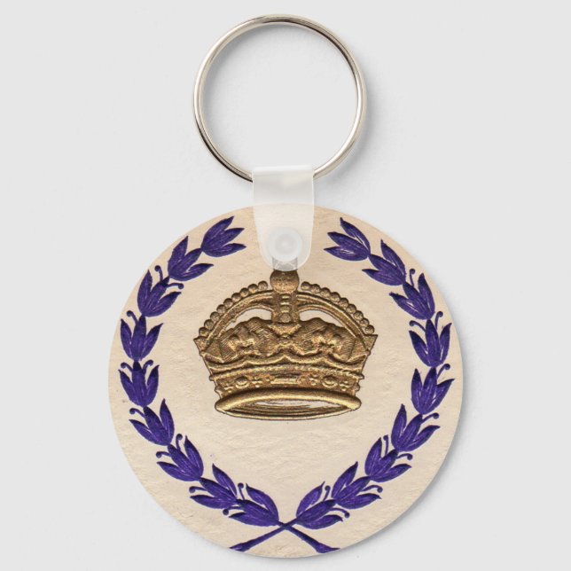 Porte-clés couronne et garland (Recto)
