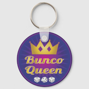 Porte-clés Couronne et matrices de la Reine de Bunco