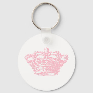 Porte-clés Couronne rose