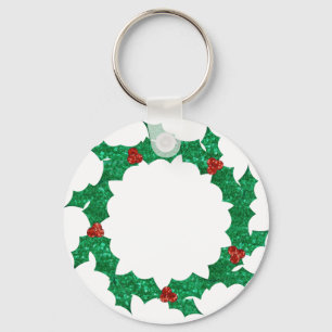 Porte-clés couronne saint de noël