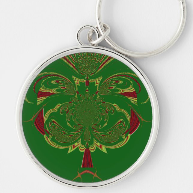 Porte-clés Couronne verte (Devant)