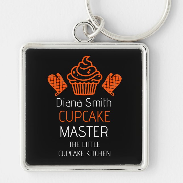 Porte-clés Cours de cuisine Cupcake (Devant)