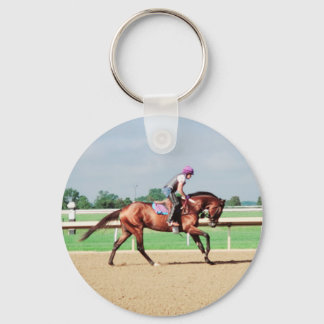 Porte-clés Course à cheval