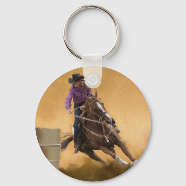 Porte-clés Course de barils (Recto)