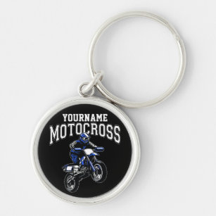 Porte-clés Course Motocross Dirt Bike Rider personnalisée