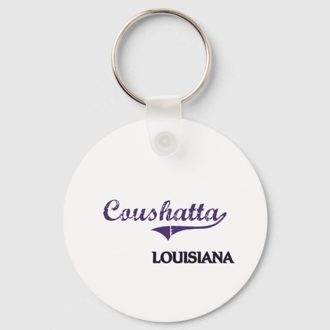 Porte-clés Coushatta Louisiana City Classic (Recto)