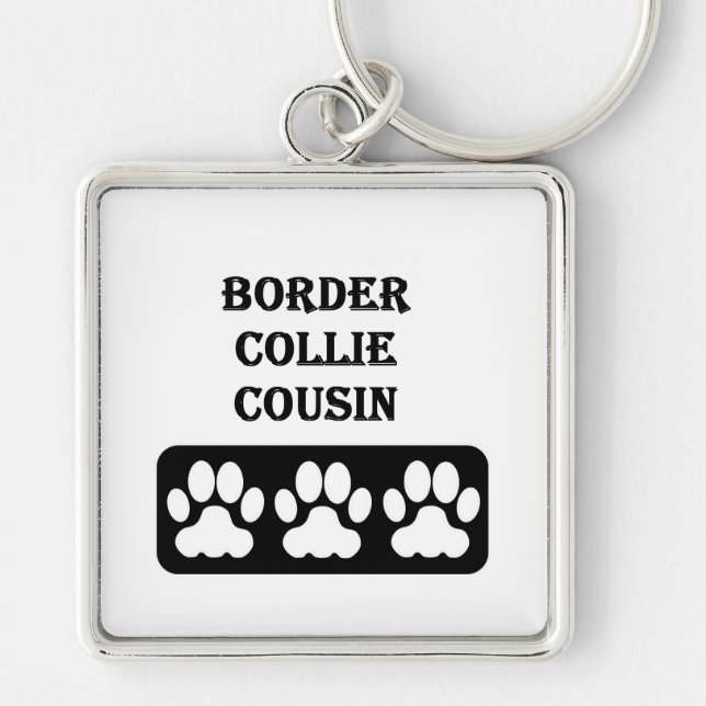 Porte-clés Cousin Border Collie (Devant)