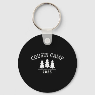Porte-clés Cousin Camp 2025 Illustrations d'arbre minimaliste