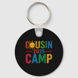 Porte-clés Cousin Camp 2025 Vacances d'Été Rassemblement fami