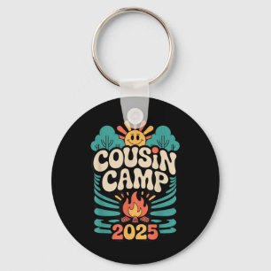 Porte-clés Cousin Camp 2025 Voyage de vacances d'été Famille